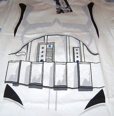   WARS STORMTROOPER UNIFORM 2XL 2X XXL T SHIRT NEW LICENSED COSTUME TEE