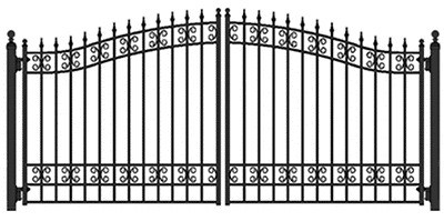 NEW 12 DRIVEWAY GATES IRON GATES STEEL GATE ST. PETERSBURG