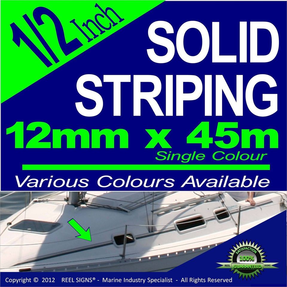 BOAT YACHT STRIPING PINSTRIPING KIT 45m x 12mm width