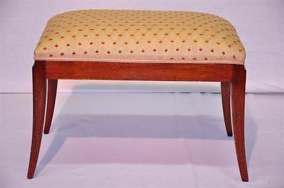 English Regency style Mahogany Foot stool, Window bench, Circa 1920s