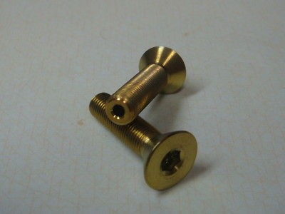 Diabolic Titanium hollow bmx spindle bolts profile madera GT premium 