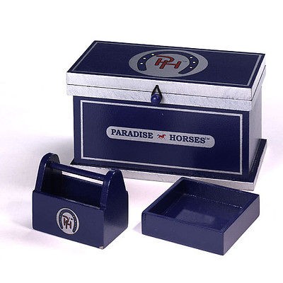 Paradise Horses Tack Trunk and Grooming Box