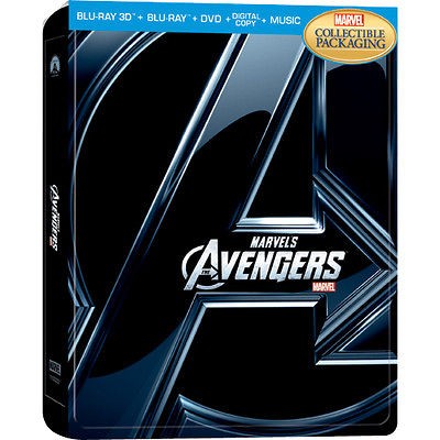 THE AVENGERS FUTURESHOP EXCLUSIVE IRON PACK STEELBOOK BLURAY 4 DISC 