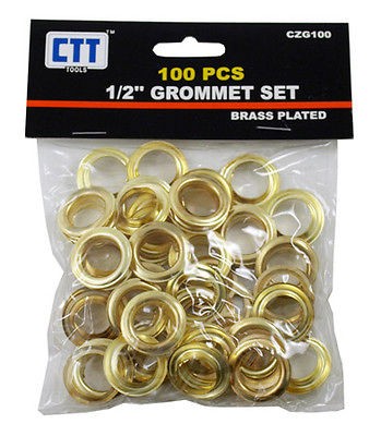 100 pc Grommet Tarp Tent Canopy Awning Repair