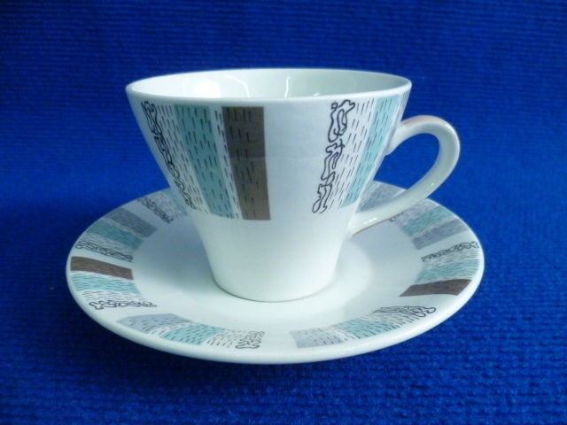 BURLEIGH WARE COSTA BRAVO TEA CUP AND SAUCER