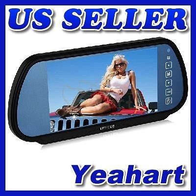 LCD Wide Screen Car Rear View Backup Mirror Monitor