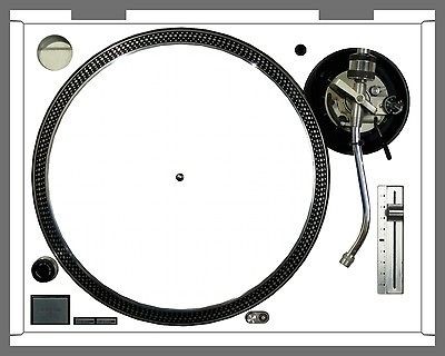 Technics SL 1200 SL 1210 MK2 Custom Protective Skin With Slipmat 