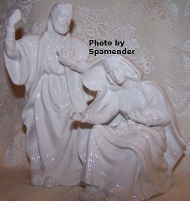 NEW Franklin Mint JOSEPH and MARY Nativity Figurines