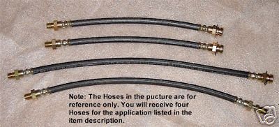 BRAKE HOSE SET Willys Jeep 1945 1946 1947, CJ 2A