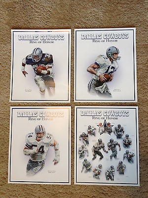 DALLAS COWBOYS Ring Of Honor ROH original prints STAUBACH, DORSETT 