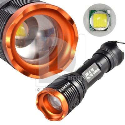   Lumen Zoomable CREE XM L T6 LED 18650 Flashlight Torch Zoom Lamp Light