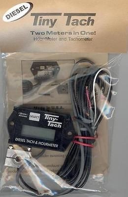   Tiny Tach Hour Meter / Tachometer w/6MM Transducer MDS 6 Brand NEW