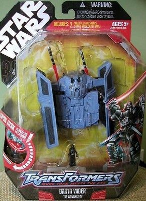 Star Wars Transformers Darth Vader Tie Advanced Fighter NEW