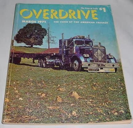 1971 Overdrive Magazine Tractor Trailor Trucking