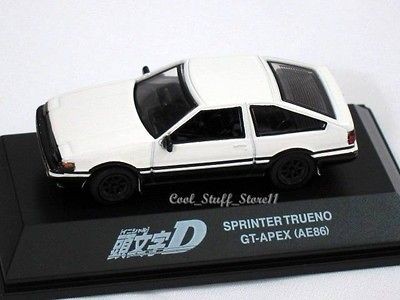   Scale INITIAL D Toyota Sprinter Trueno GT Apex (AE86) Diecast Car New