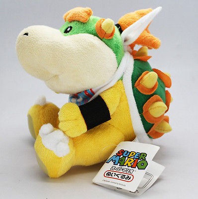   Super Mario Bros King Bowser Koopa Jr. Plush soft Doll Japan anime toy