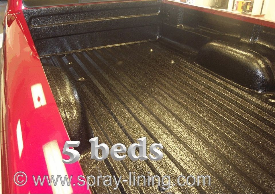 SPRAY ON TRUCK BED LINER KIT(5 BEDS) 125mils 2 FREE GUNS