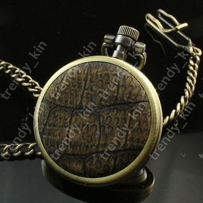 Open Face Snake Leather Skin Skeleton Dial Hand Winding Mechanism 