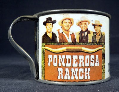   RANCH TIN CUP NEVADA, USA, TV WESTERN SERIES ADVERTISING GREEN LANDON