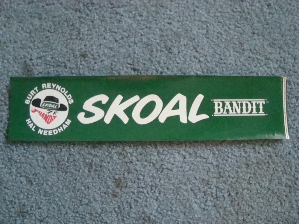 Skoal Bandit NASCAR bumber sticker Burt Reynolds Hal Needham Minty