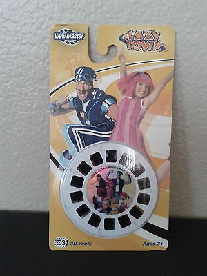 View Master Lazy Town Reel Set 3D reels Lazytown NEW Sportacus on