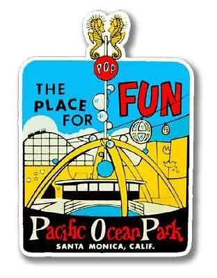   Park CA Vintage Style Travel Decal / Vinyl Sticker, Luggage Label