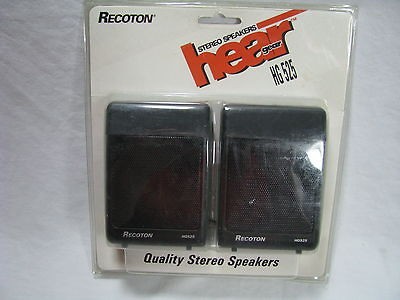   Speakers RECOTON HG525 PORTABLE Stereo DISCMAN WALKMAN Cassette CD NEW