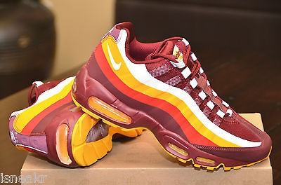 NIKE AIR MAX 95 NS (NFL) WASHINGTON REDSKINS 542052 632 DRAFT DAY 