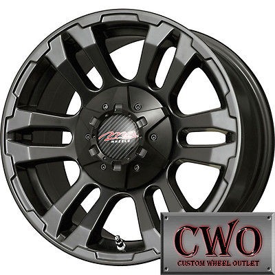 15 Black MB TKO Wheels Rims 5x4.75 5 Lug Sonoma Chevy S 10 Blazer 