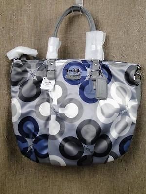 Coach Madison Clover Emma 15943 Blue Multi NWT