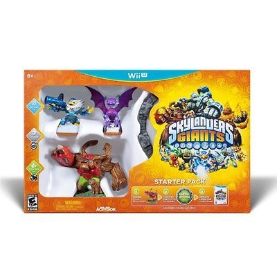   GIANTS STARTER PACK NINTENDO Wii U w/ JET VAC TREE REX & CYNDER