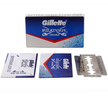 100 GILLETTE WILKINSON SWORD DOUBLE EDGE SAFETY RAZOR BLADES