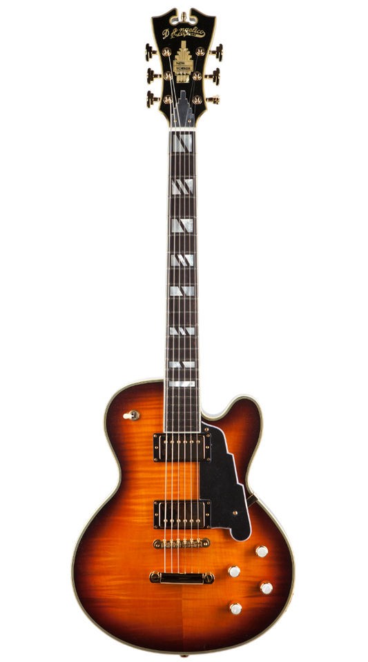 angelico NYSD 9 Classic Sunburst Solid NEW Electric Guitar with Dlx 