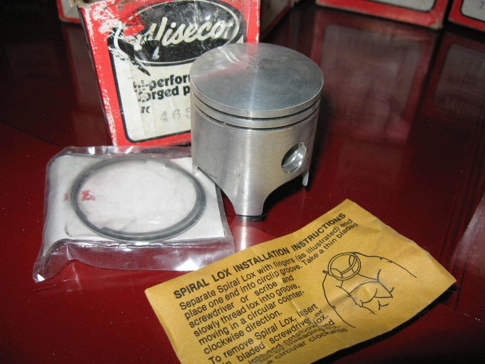 1981 Yamaha YZ80 Dirtbike_Vintage Wiseco Piston Kit_50mm_1mm/.04 os 