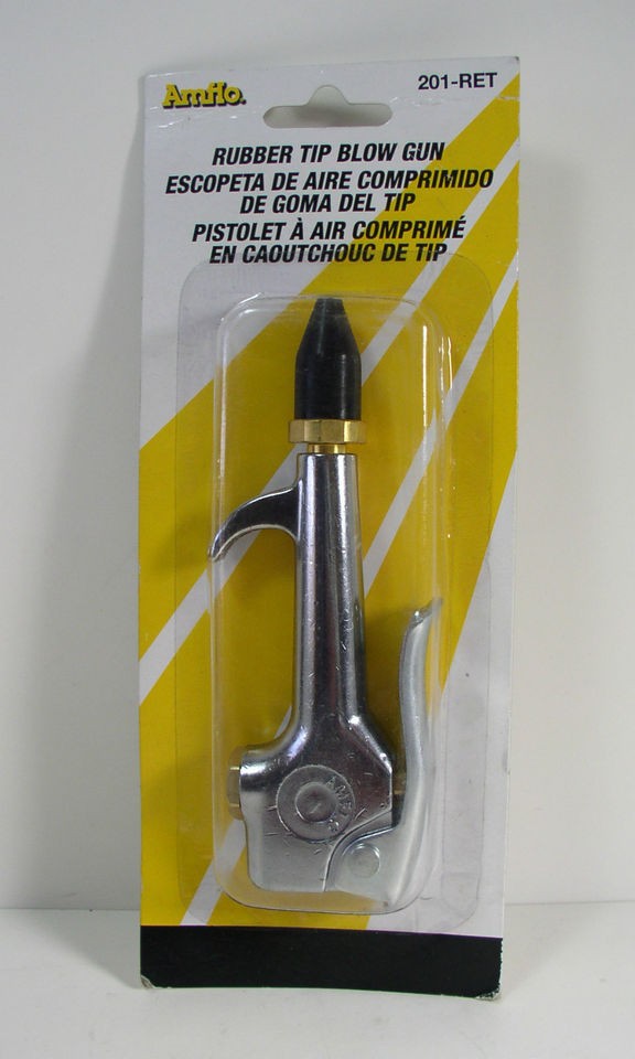 Amflo 201 RET Rubber Tip Blow Gun Air Nozzle 30 PSI Max