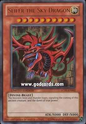 LC01 EN002 SLIFER THE SKY DRAGON Yu gi oh UR God Card