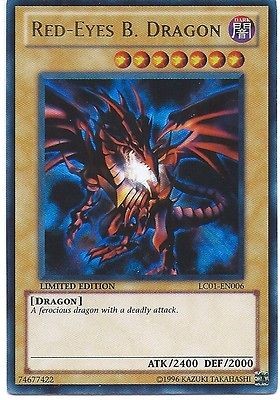 Yugioh Authentic Joey Wheeler Deck #9   Red Eyes B. Dragon 