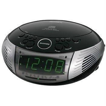   TOP LOADING CD/ R /RW PLAYER DUAL ALARM CLOCK RADIO WAKE TO CD/ RADIO