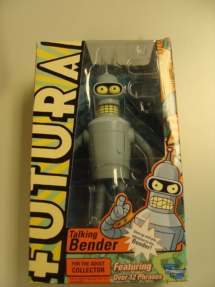 Talking Bender Futurama 2011 Toynami Action Figure