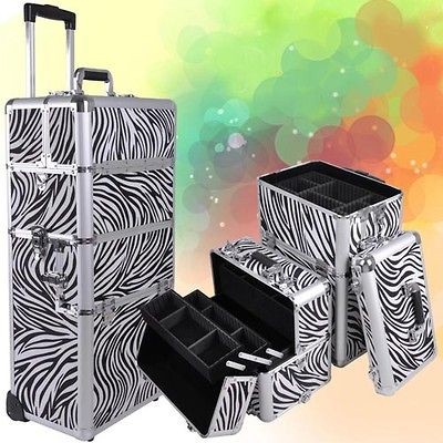 zebra makeup case in Makeup Train Cases