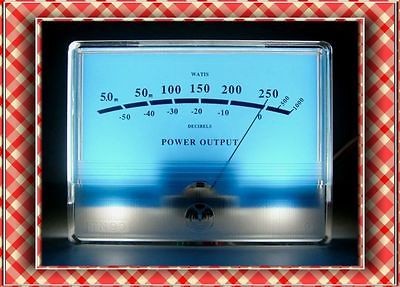 Pieces Blue lake Back Light Panel VU Meter ~Mcintosh power output 