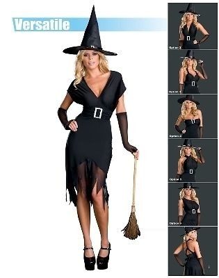 NEW Sexy Womens Witch Costume Hocus Pocus Large