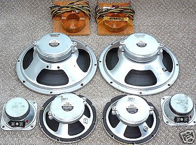   Custom Electra Console Speaker Components   8 Three Way & Crossover