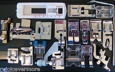 18 Feet / Set for Bernina Sewing Machine Old Style 530 1630 Models