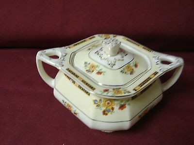   Grindley China Dinnerware England Ellesmere Ivory Covered sugar