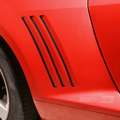 Chevy Camaro 2010+ Side Vent Inserts Decals Stripes Inlays Vinyl 2011 