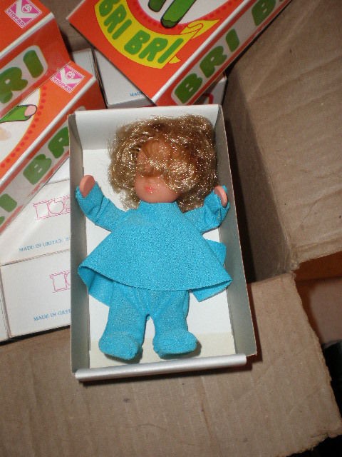 60S VINTAGE VIOPAD SEBINO BRI BRI DOLL MINT MIB BLUE 3