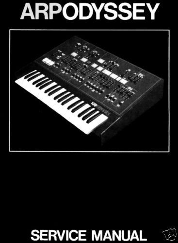 Arp ODYSSEY Vintage Analog Synthesizer Service Manual