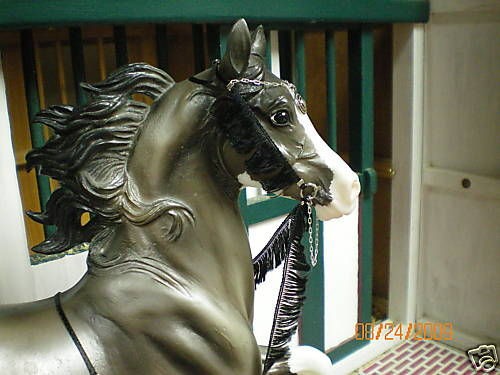 Jaapi   Black Fringed Arabian Bridle   Fit Breyer/Stone