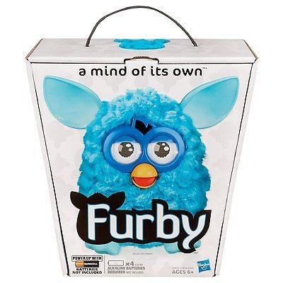 FURBY Teal Blue Plush Interactive 2012 & Works w/ iPod Touch iPhone 